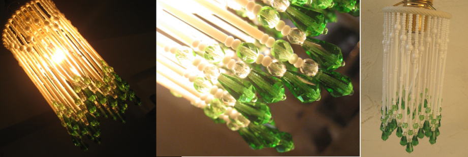 デザインがオシャレなビーズペンダントライト