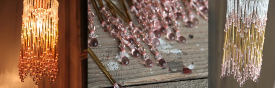 泡のようなかわいらしいライト