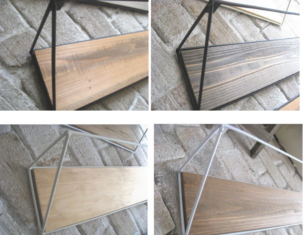 ナチュラル雑貨 アイアンシェルフ