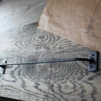 インテリア タオルバー アイアンバー