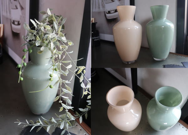 ファイヤーキングカラーがおしゃれなフラワーベース