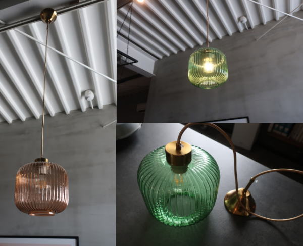 リビングやカフェ空間に映えるデザイン照明,Glaicerライト