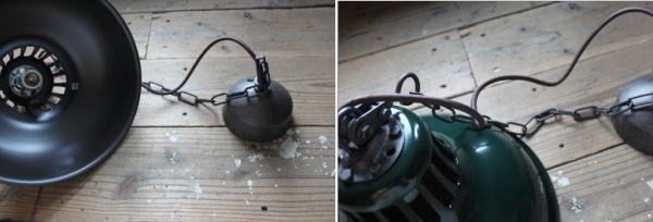 照明 工業系 カフェ