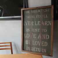 ナチュラルインテリア サインボード