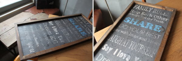 木製サインボード 海外 カフェ