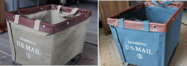 キャスタ付ワゴン バスケット