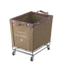 キャスタ付ワゴン バスケット