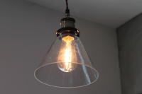 照明 ガラス シェードランプ