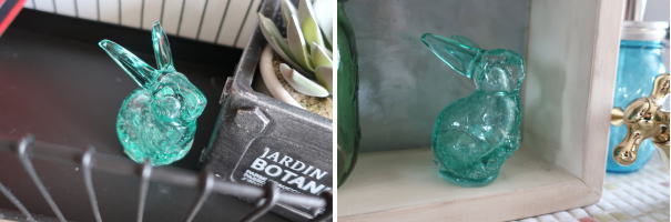 ガラス ラビット インテリア