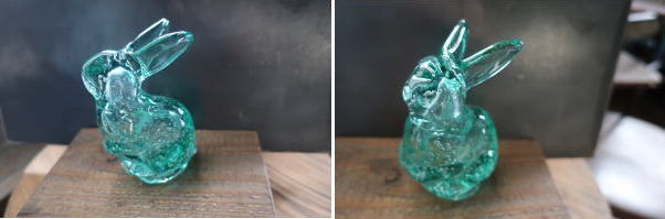 ガラス ラビット インテリア