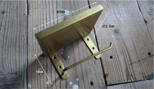 棚付き トイレットペーパーホルダー インテリア