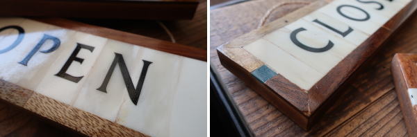 サインプレート オープンクローズ サイン