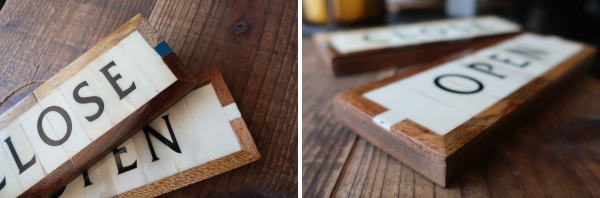 サインプレート オープンクローズ サイン