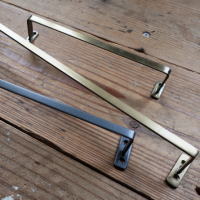 アイアンバー タオルハンガー アイアン