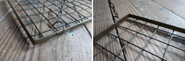 ディスプレイにおしゃれな　アイアン素材のハンキングハンガー