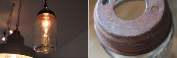 ガラスボトル照明 ナチュラルインテリア