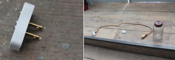 ガラスボトル照明 ナチュラルインテリア