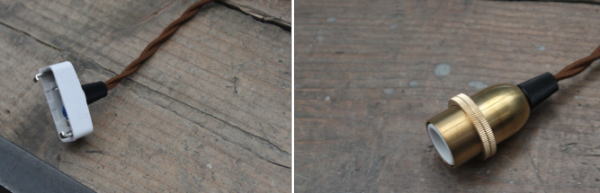 ガラスボトル照明 ナチュラルインテリア