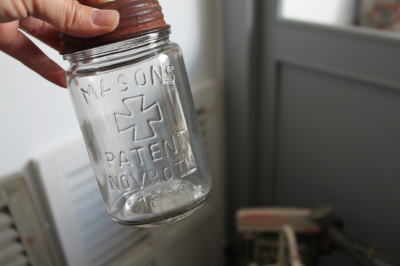 ガラスボトル照明 ナチュラルインテリア