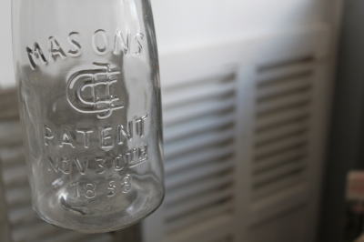 ガラスボトル照明 ナチュラルインテリア