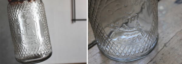 ガラスボトル照明 ナチュラルインテリア