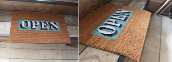 店舗オープン マット