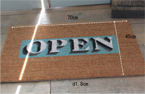 店舗オープン マット