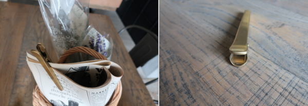 お菓子の袋をかわいく保存