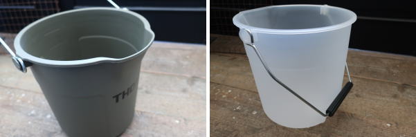 THOR　のシンプルで使い勝手のいいラウンドバケツ