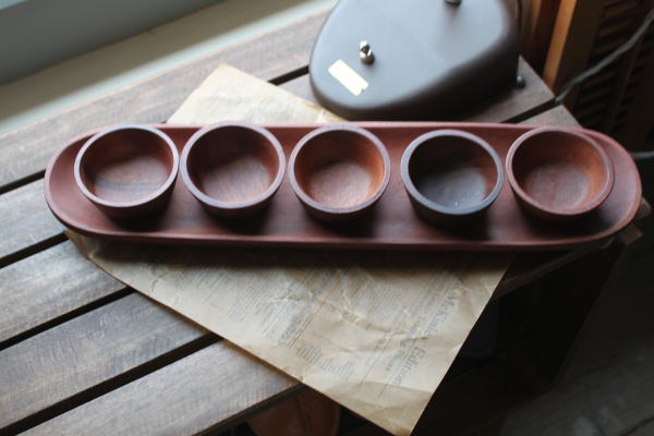 ナチュラル木製トレイ