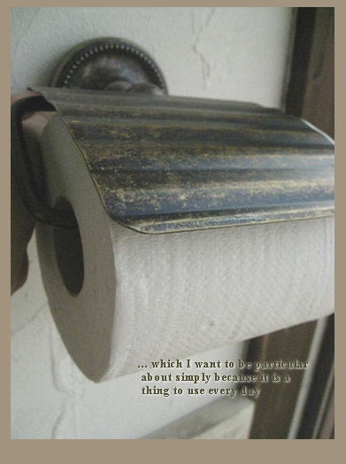 トイレットペーパーホルダー 真鍮