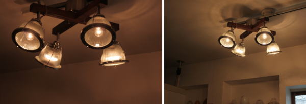 4灯ライト クラシカル インダストリアル