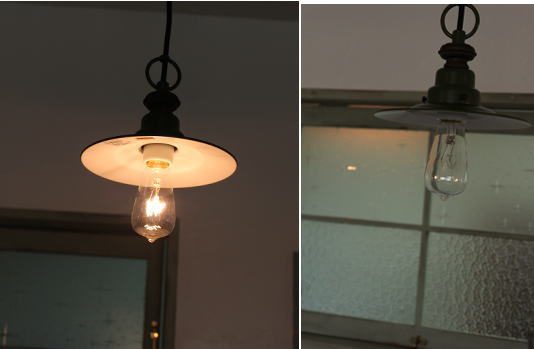 インダストリアルなペンダントライト