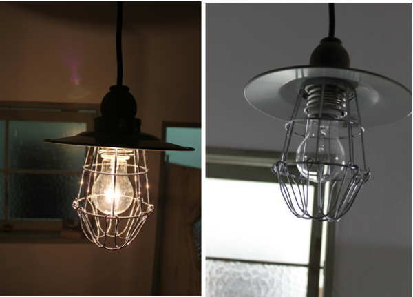 インダストリアルなペンダントライト