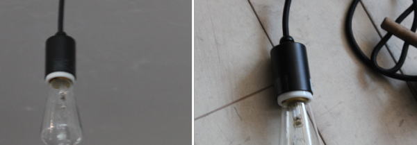 電球を楽しむソケットライト