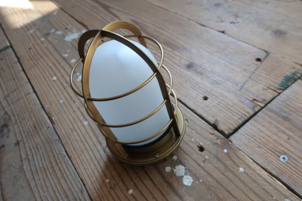 工業系イメージの 真鍮製のおしゃれな船舶直付けライトの販売