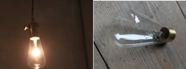 かわいいエジソン電球