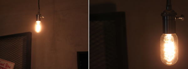 ソケットライト メンズテイスト