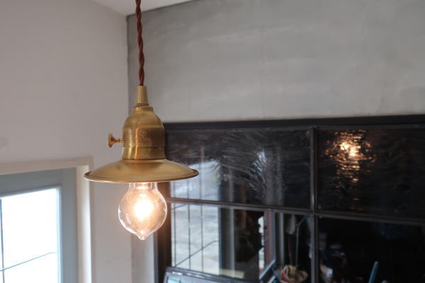 照明 インダストリアル 真鍮