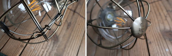 ガード付ライト インダストリアル ブラケット照明