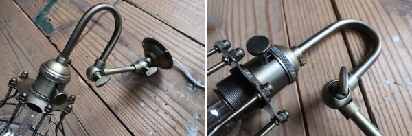 ガード付ライト インダストリアル ブラケット照明