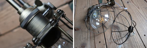 ガード付ライト インダストリアル ブラケット照明