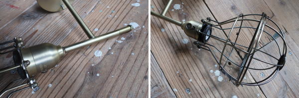 照明 壁付け ガード付き