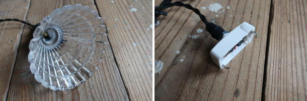 ガラスのペンダントライト