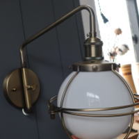 アンティーク風な風合いが魅力のラウンドブラケットライト 照明の販売