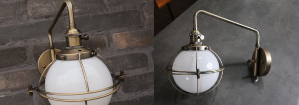 異国を想わせるおしゃれな壁付けライト