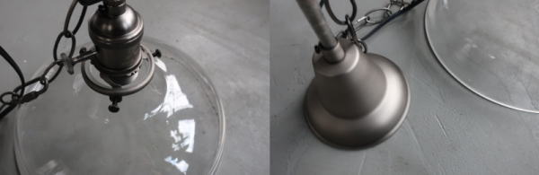 透明ガラスがおしゃれな照明