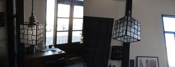 メンズライクにも似合うステンドグラスライト