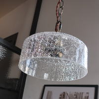 アンティークガラス風のペンダントライト