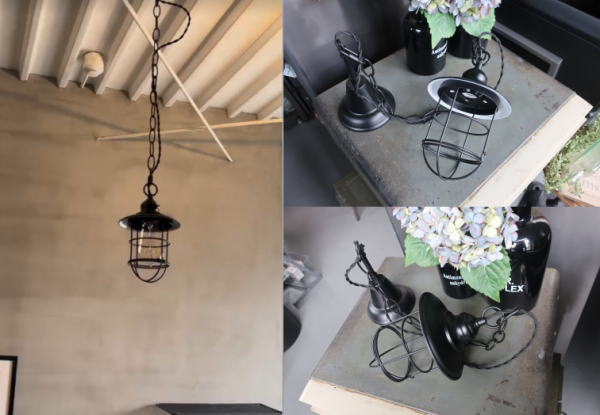 DIY照明にも使えるガード付きライト